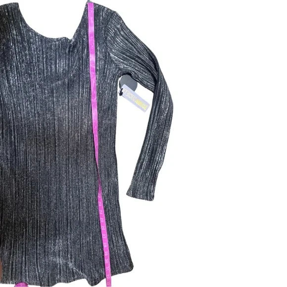 Shine Bright Black and Silver Long Sleeve Bodycon Dress
Amuse Society Small - Picture 8 of 14